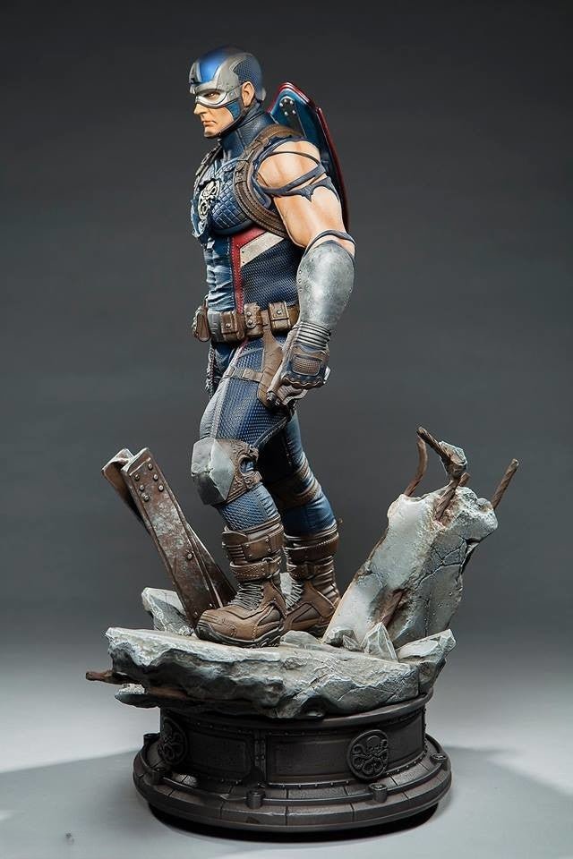 Fichier STL Captain America Secret Empire - Marvel - IR3D