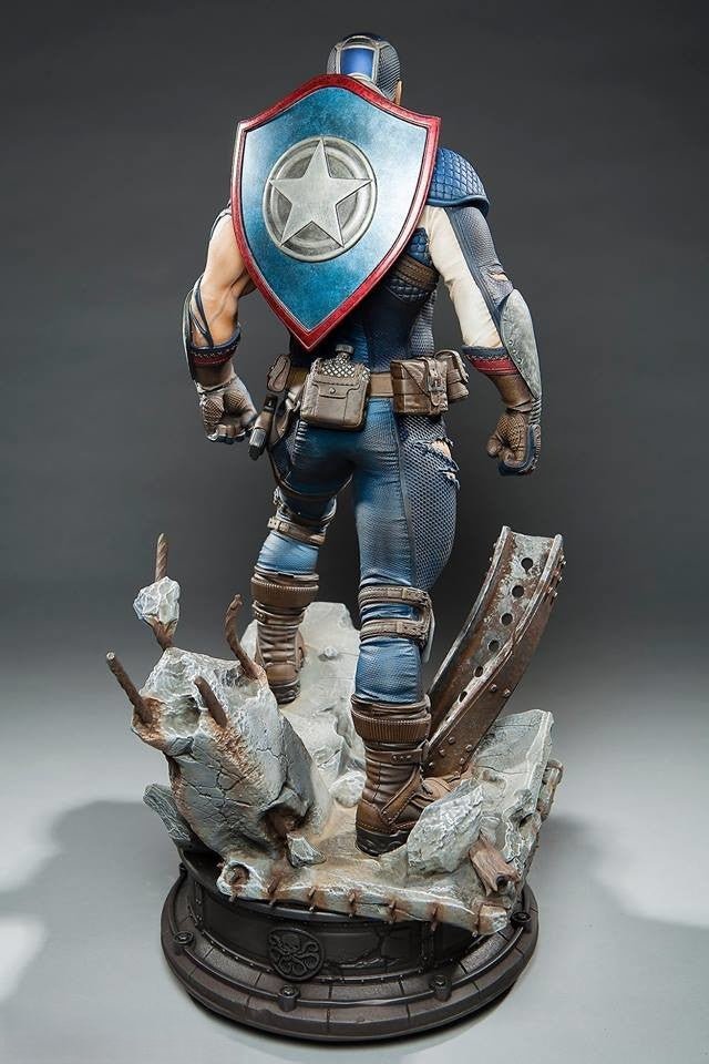 Fichier STL Captain America Secret Empire - Marvel - IR3D