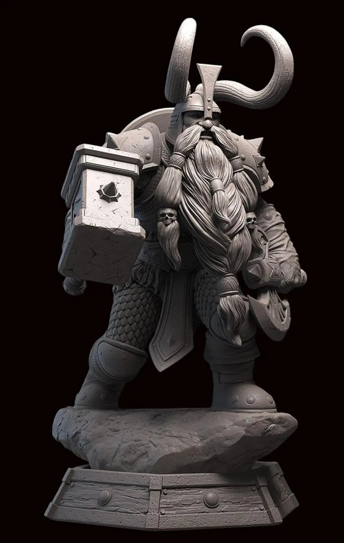 Fichier STL Muradin - Warcraft - IR3D