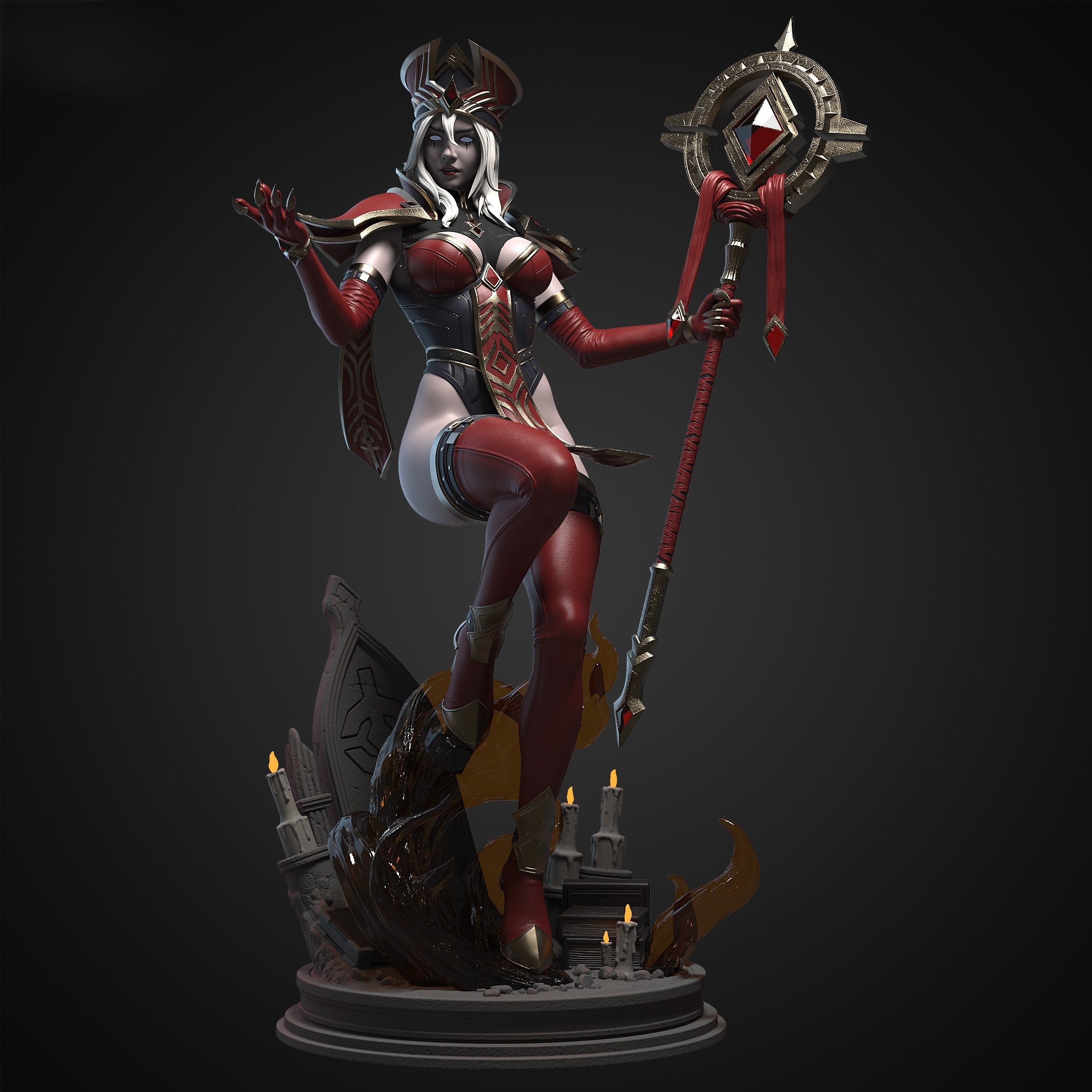 Fichier STL Sally Whitemane - Warcraft - IR3D