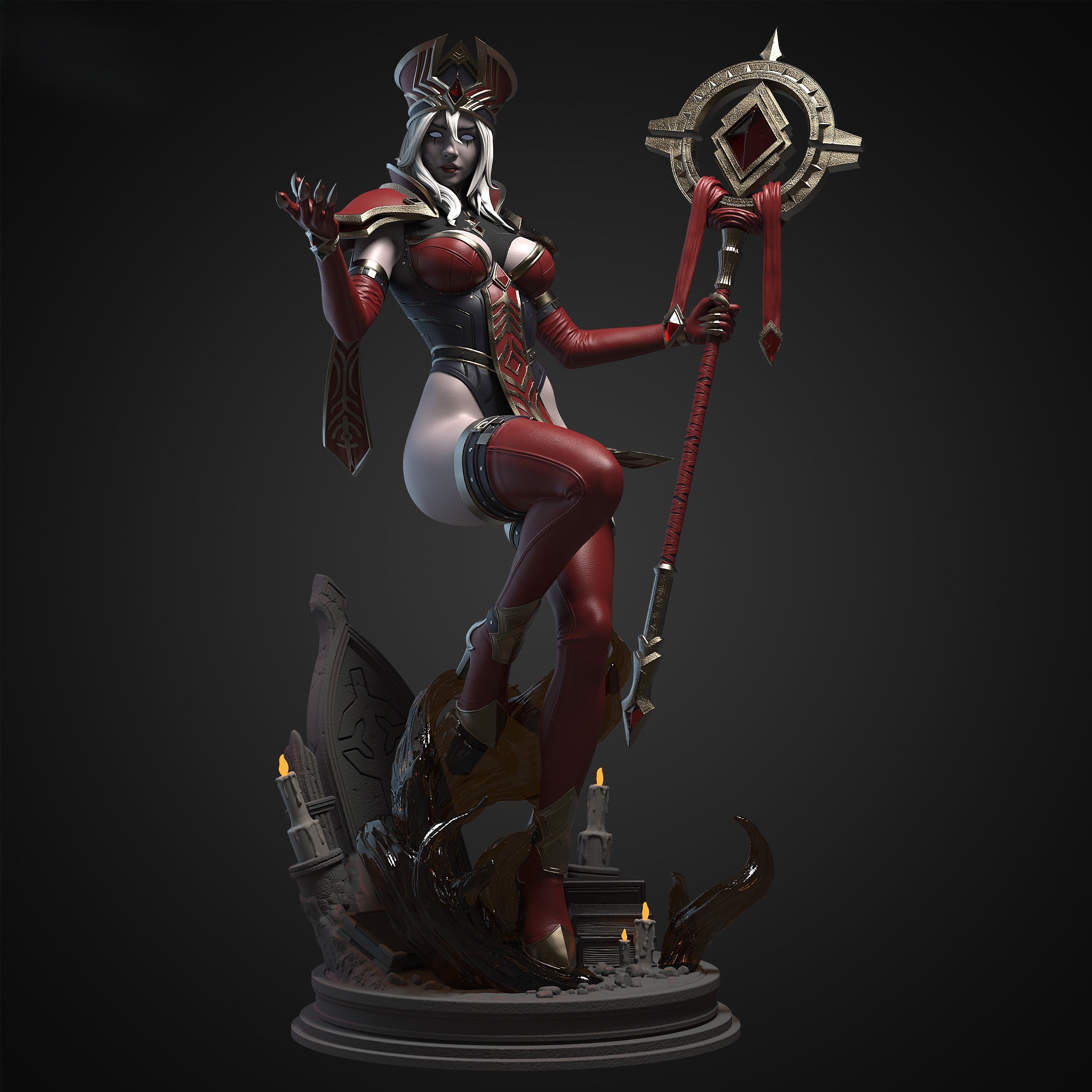 Fichier STL Sally Whitemane - Warcraft - IR3D