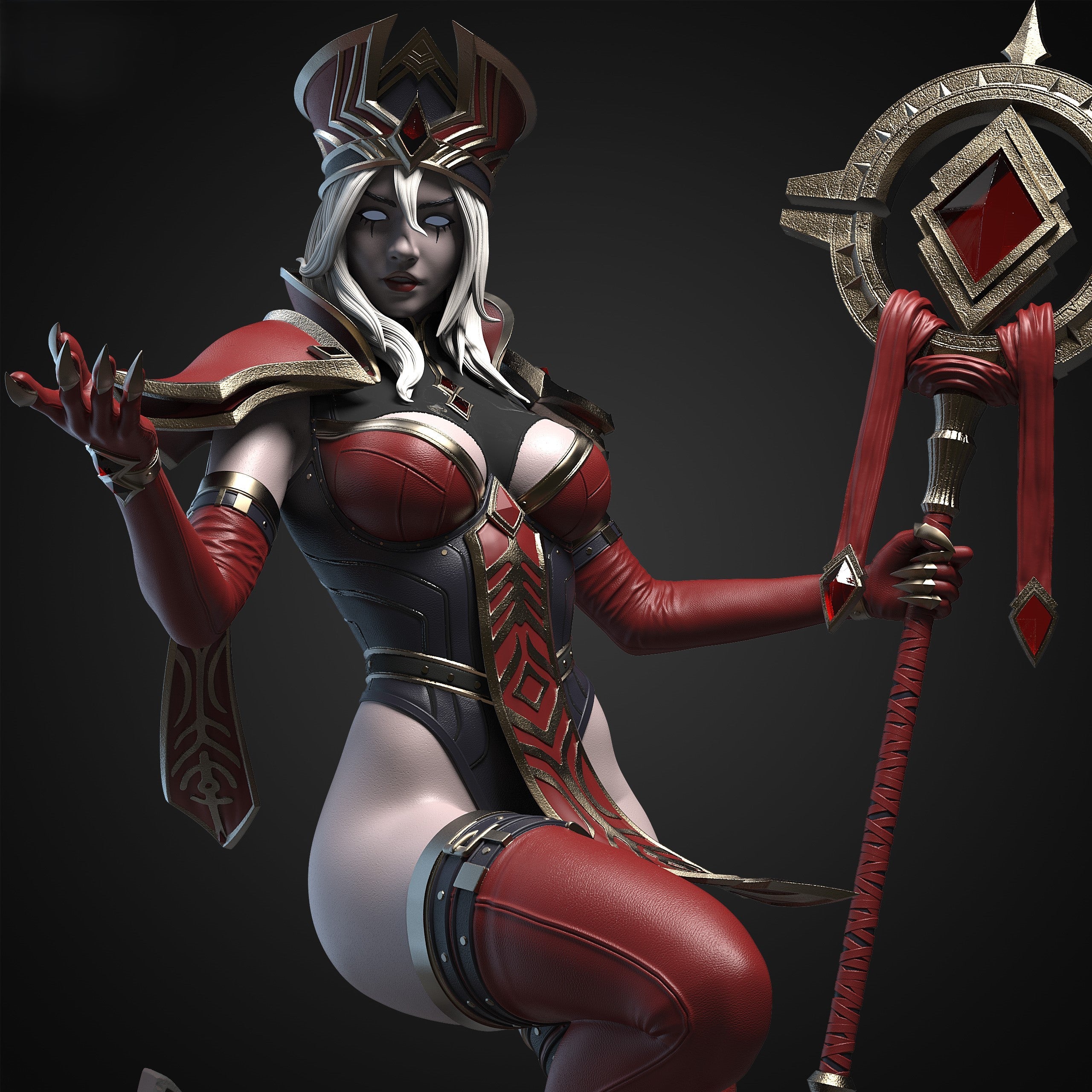 Fichier STL Sally Whitemane - Warcraft - IR3D