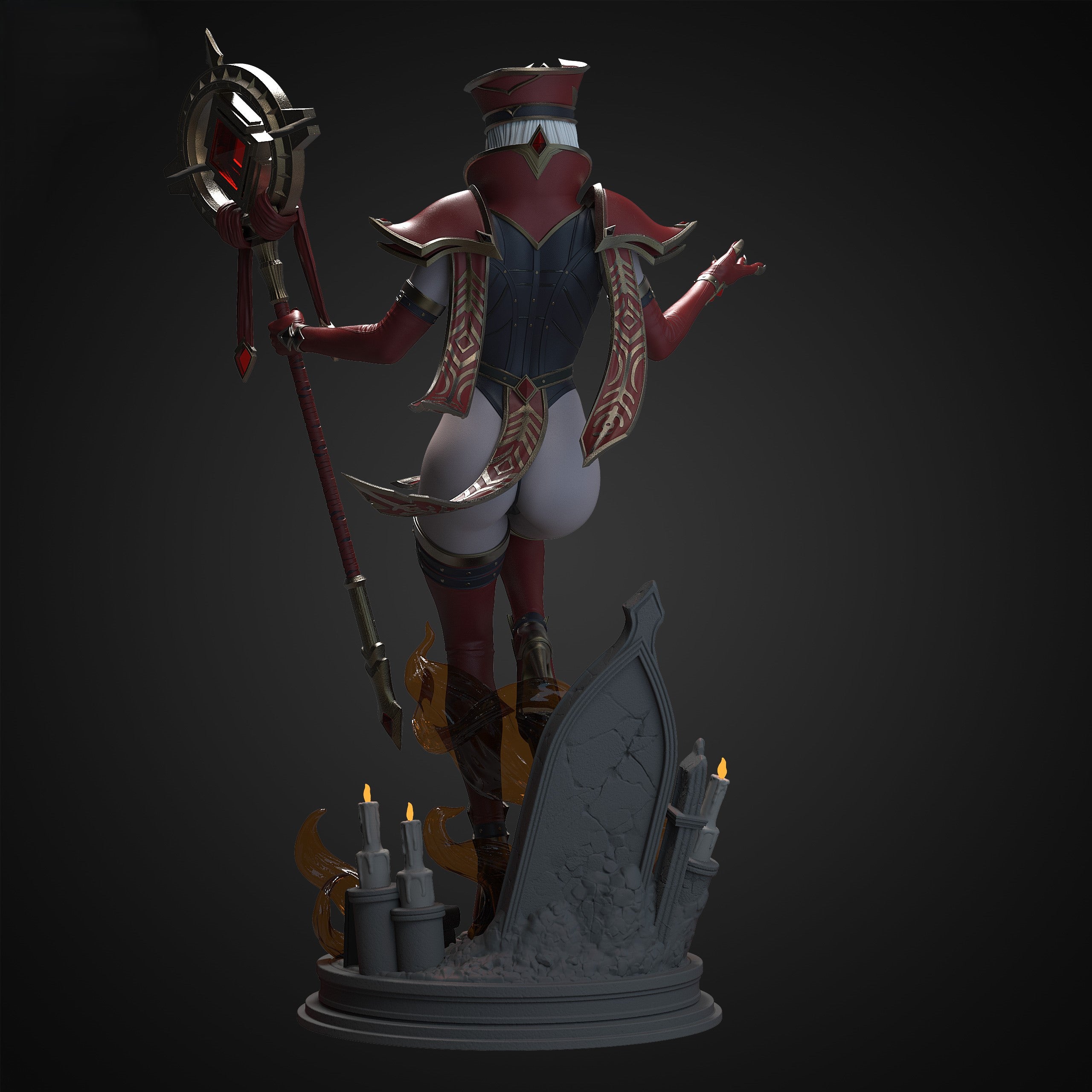 Fichier STL Sally Whitemane - Warcraft - IR3D