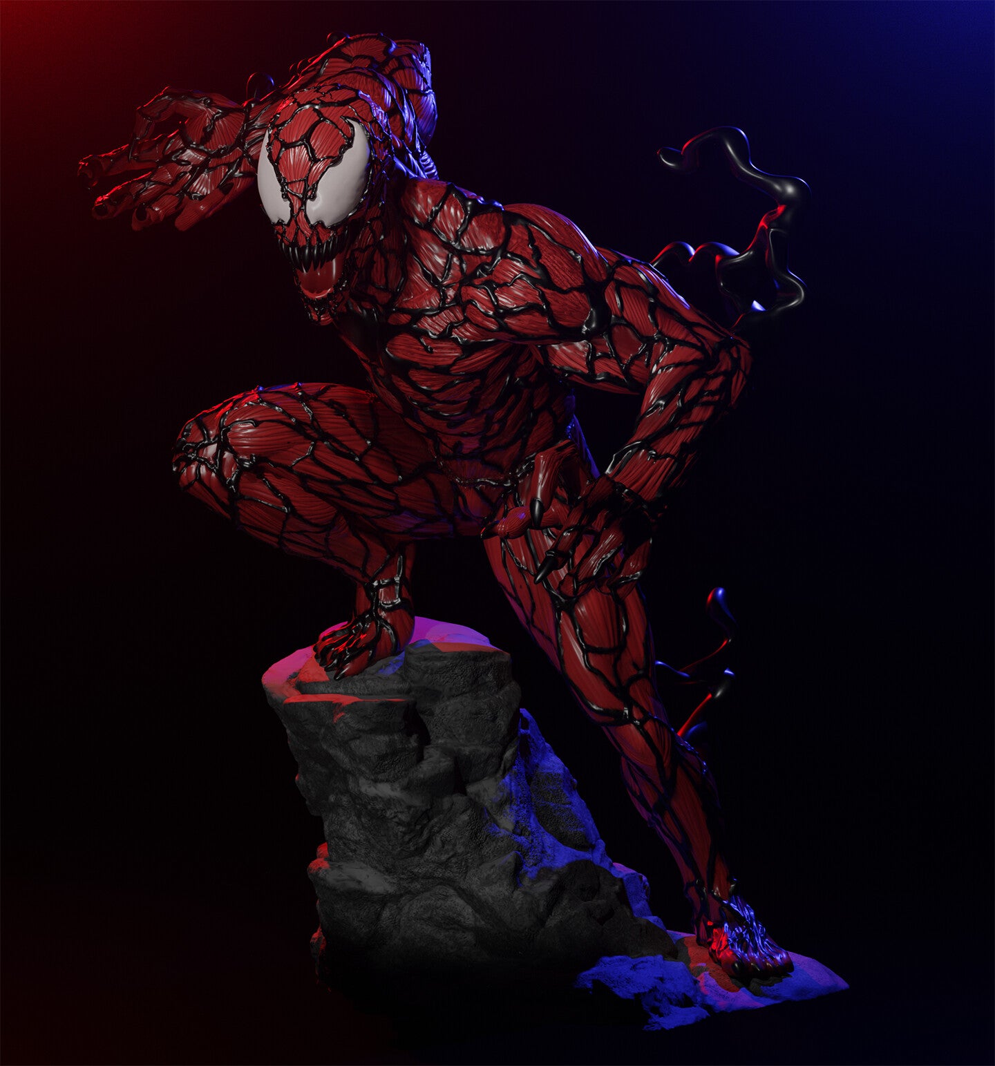 Fichier STL  Carnage - spider man - Marvel