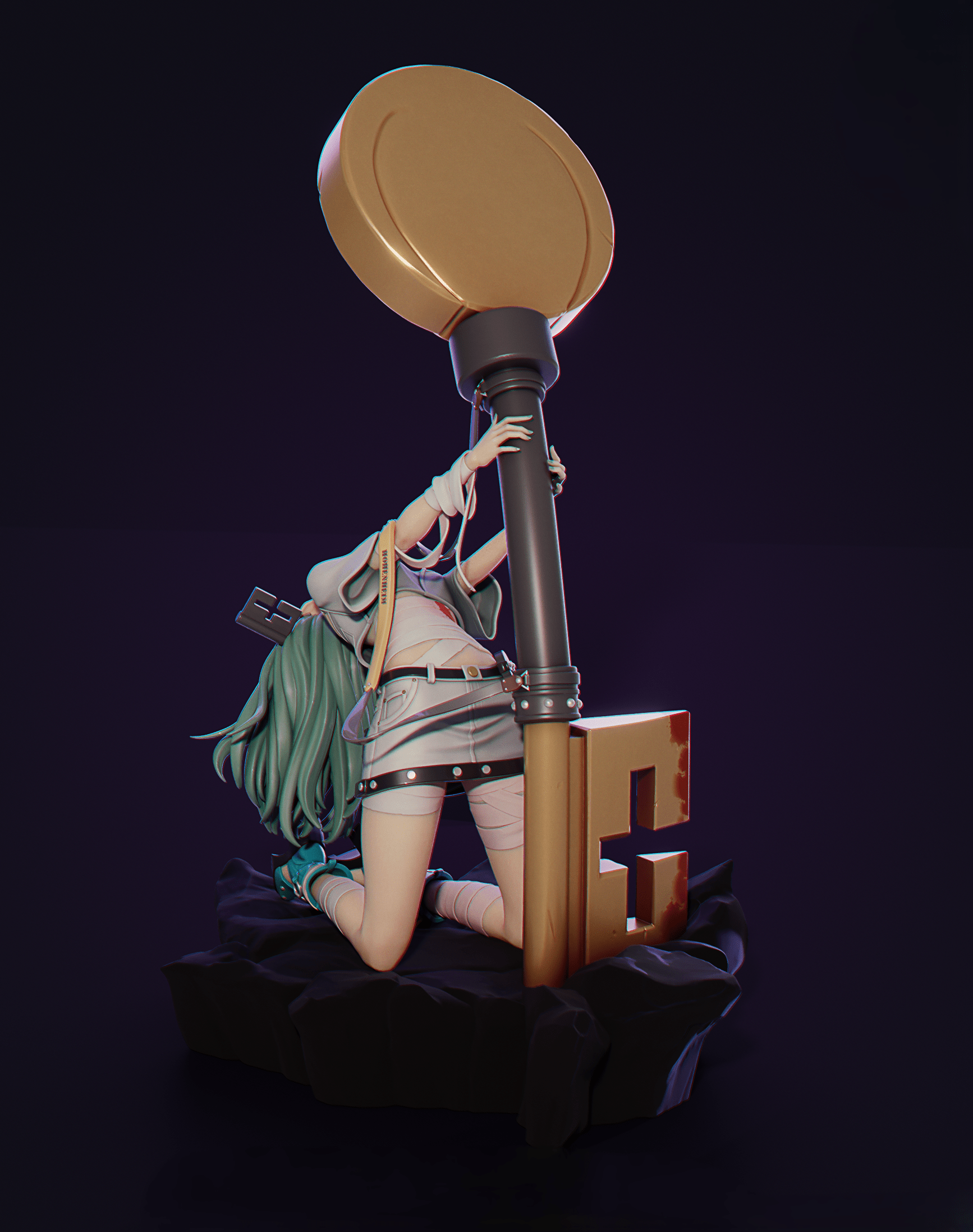 Figurine A.B.A - Guilty Gear Wiki - Manga - IR3D