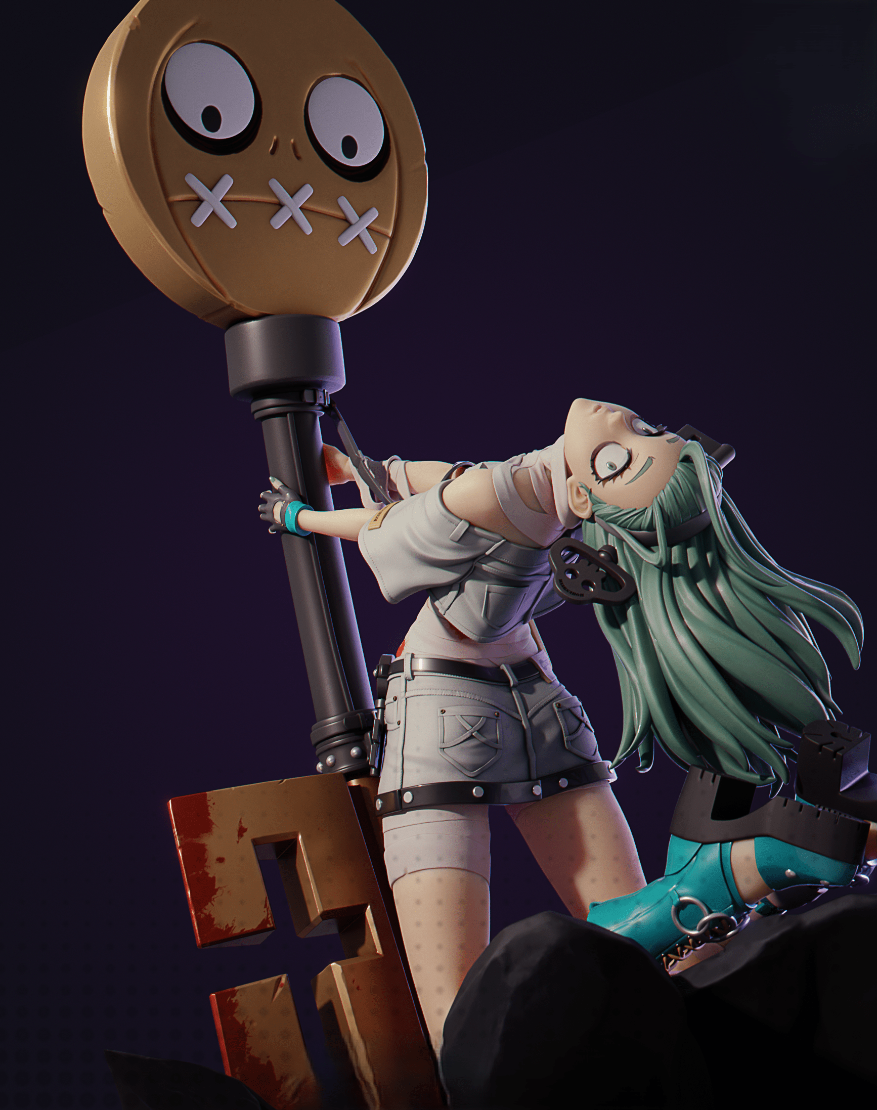 Figurine A.B.A - Guilty Gear Wiki - Manga - IR3D