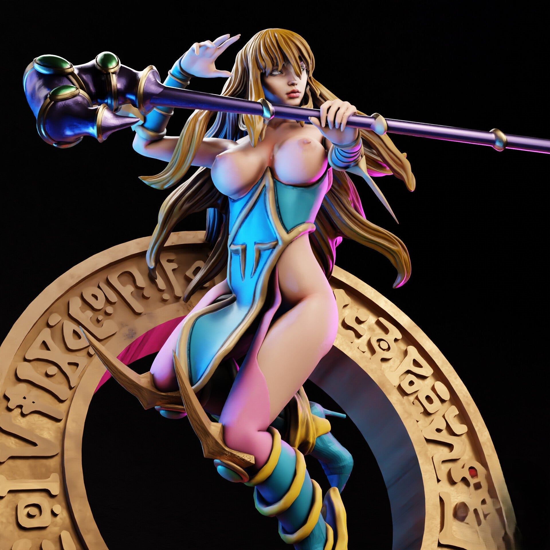 Figurine Adulte Magician's Valkyria - Yu - Gi - Oh! - Manga - IR3D