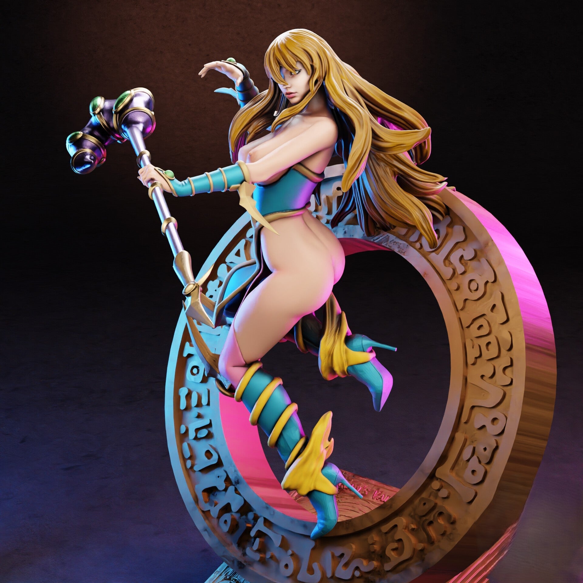 Figurine Adulte Magician's Valkyria - Yu - Gi - Oh! - Manga - IR3D