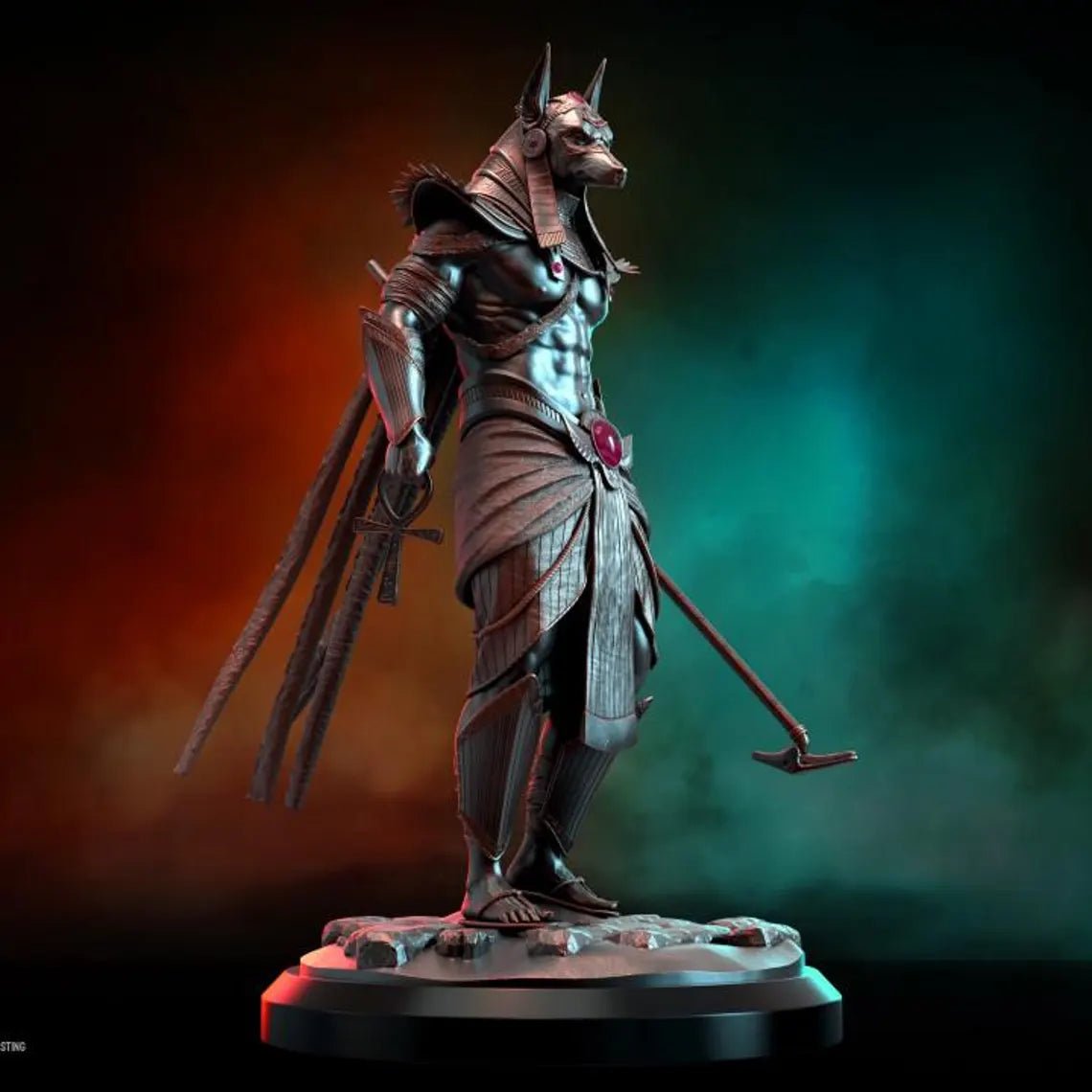 Figurine Anubis - Le Dieu égyptien des morts - IR3D