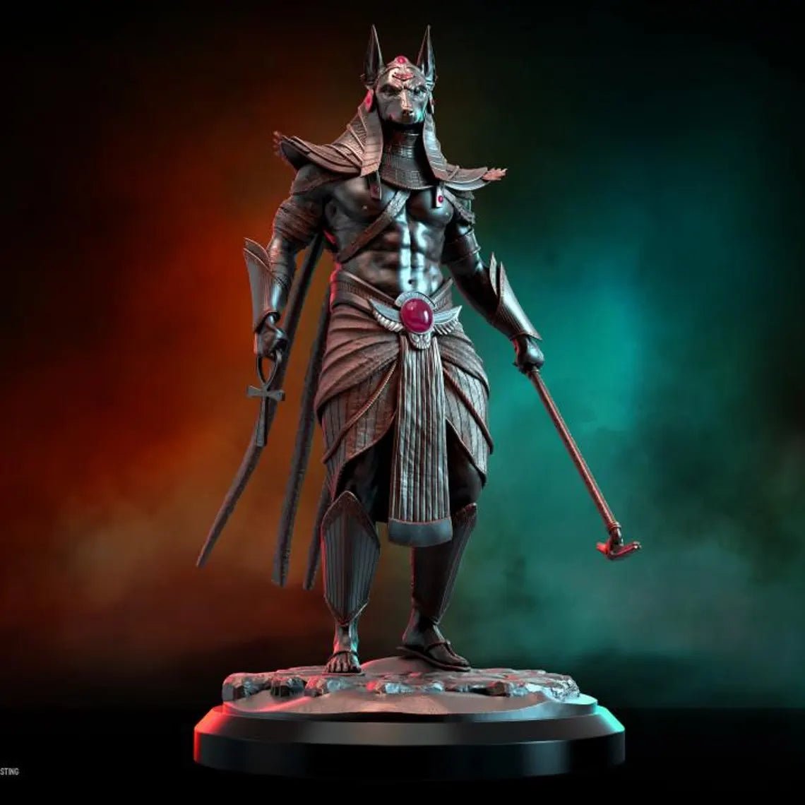 Figurine Anubis - Le Dieu égyptien des morts - IR3D