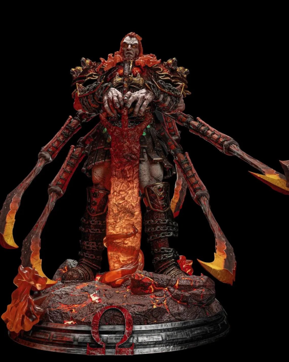 Figurine Ares God of War - IR3D