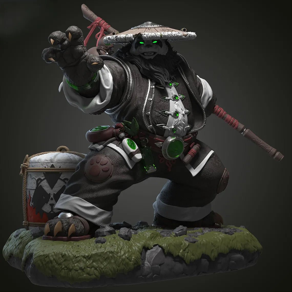 Figurine Chen Stormstout - Warcraft - IR3D