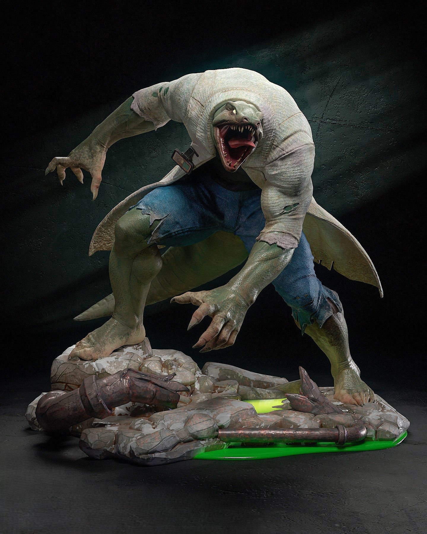 Figurine Dr. Curtis Curt Connors - Marvel - IR3D