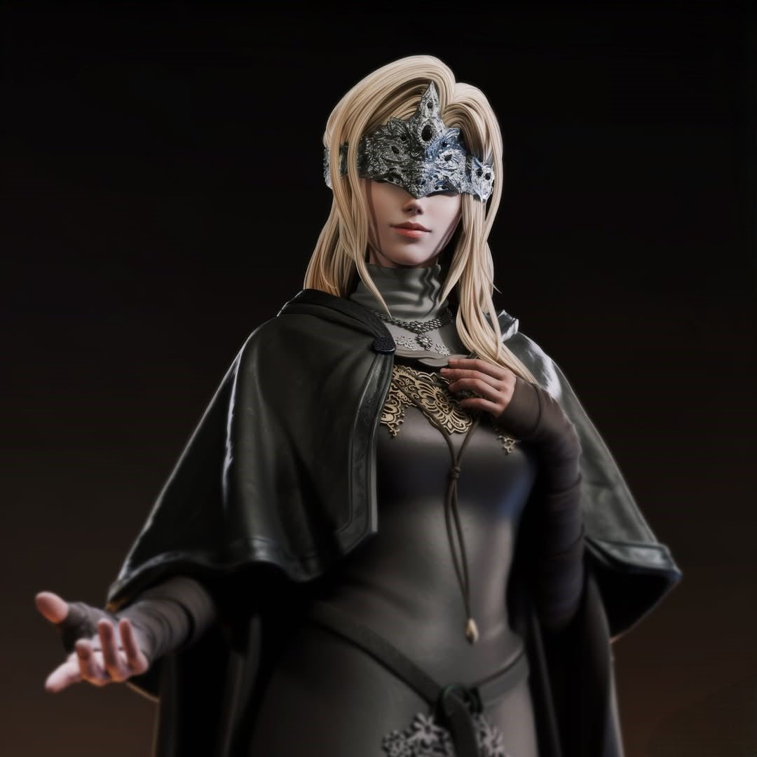 Figurine Fire Keeper from Dark Souls 3 - IR3D
