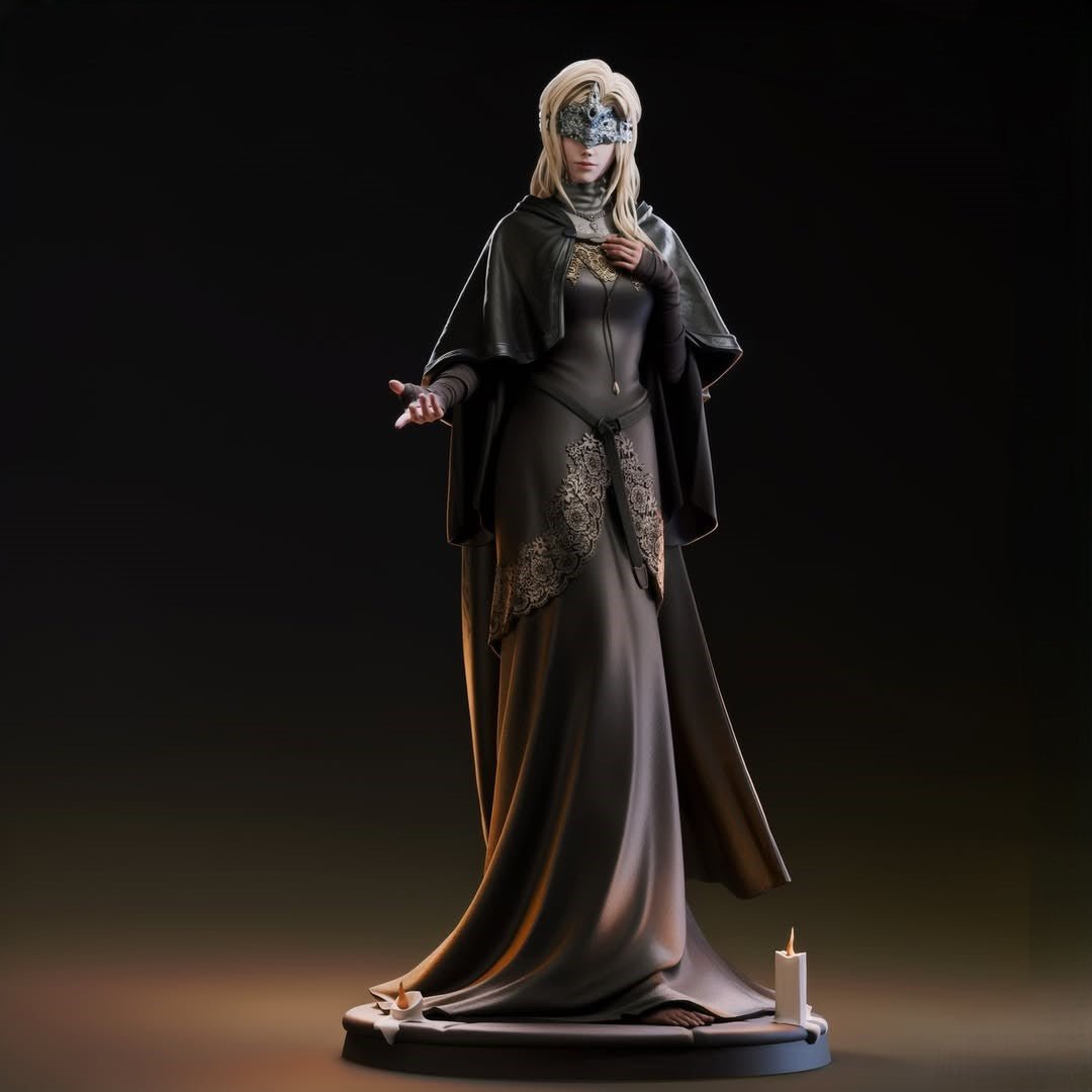 Figurine Fire Keeper from Dark Souls 3 - IR3D