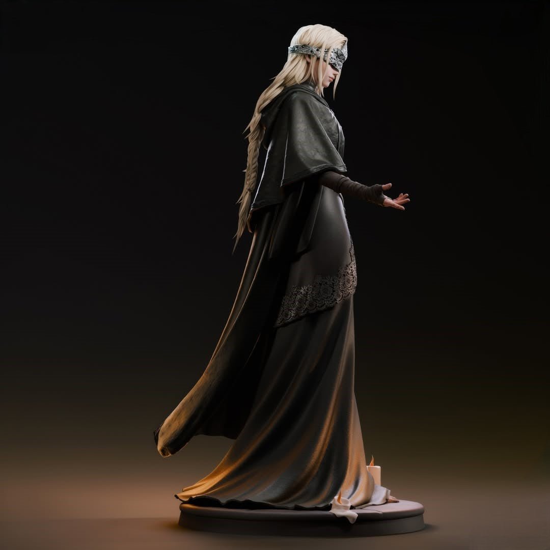 Figurine Fire Keeper from Dark Souls 3 - IR3D