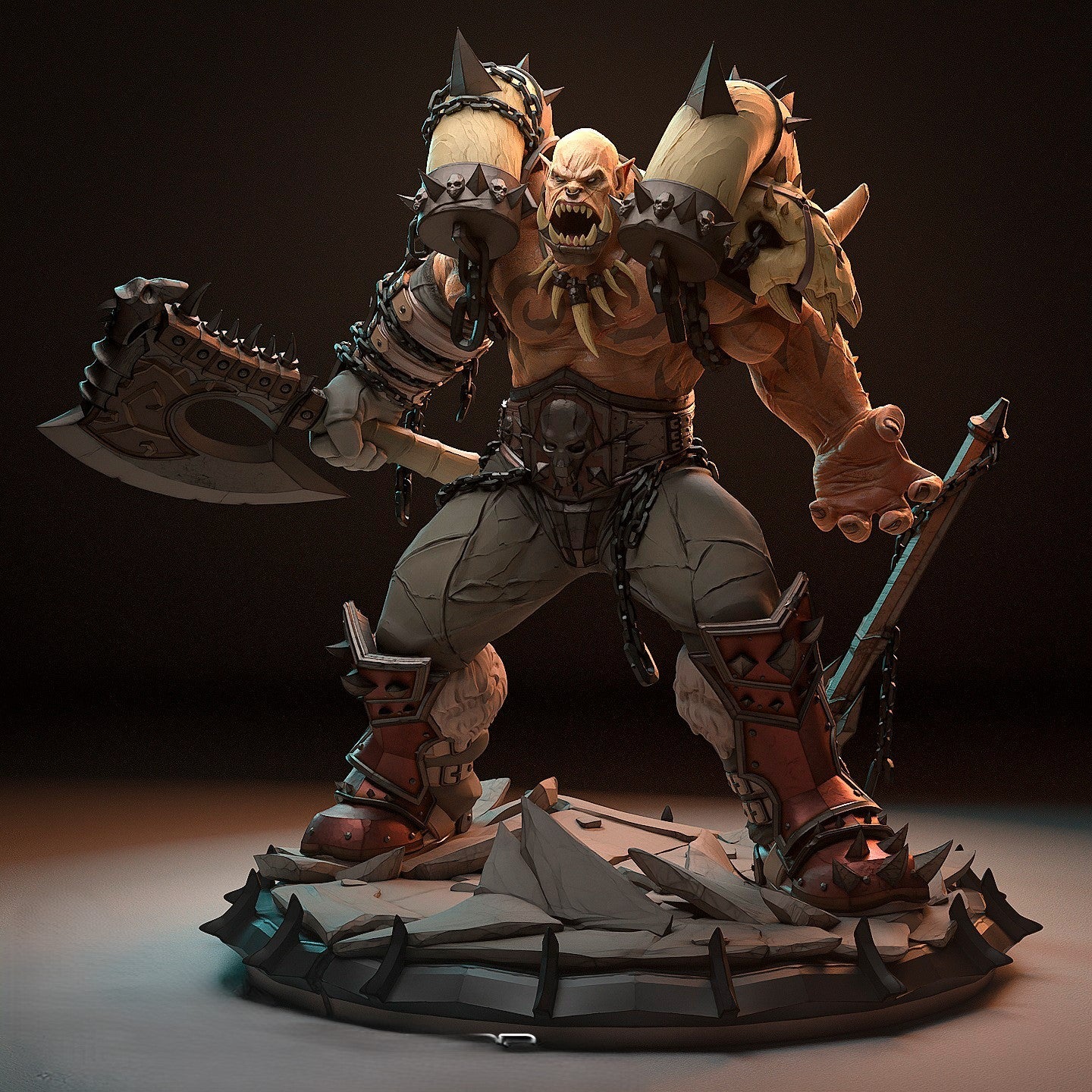 Figurine Garrosh Hellscream - Warcraft - IR3D
