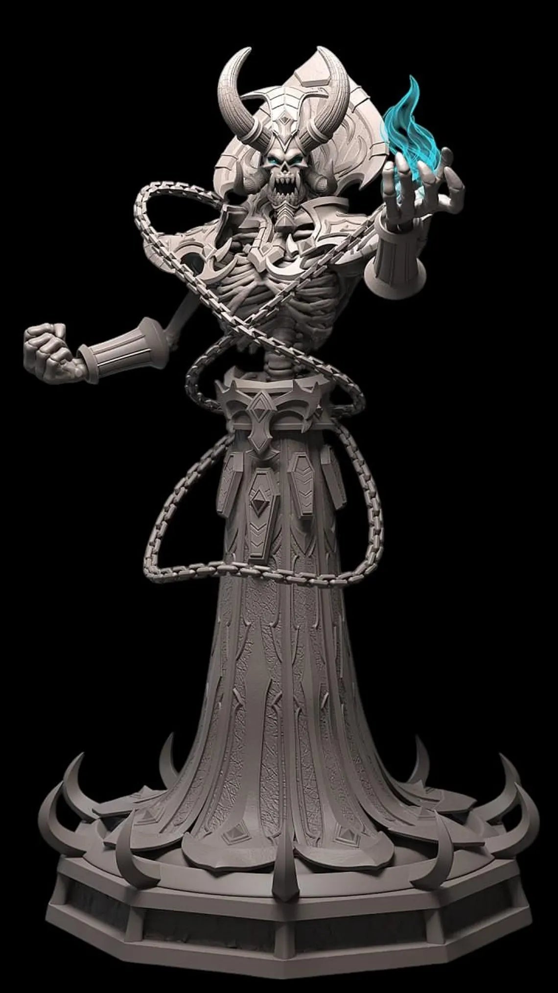 Figurine Kel'thuzad - Warcraft - IR3D