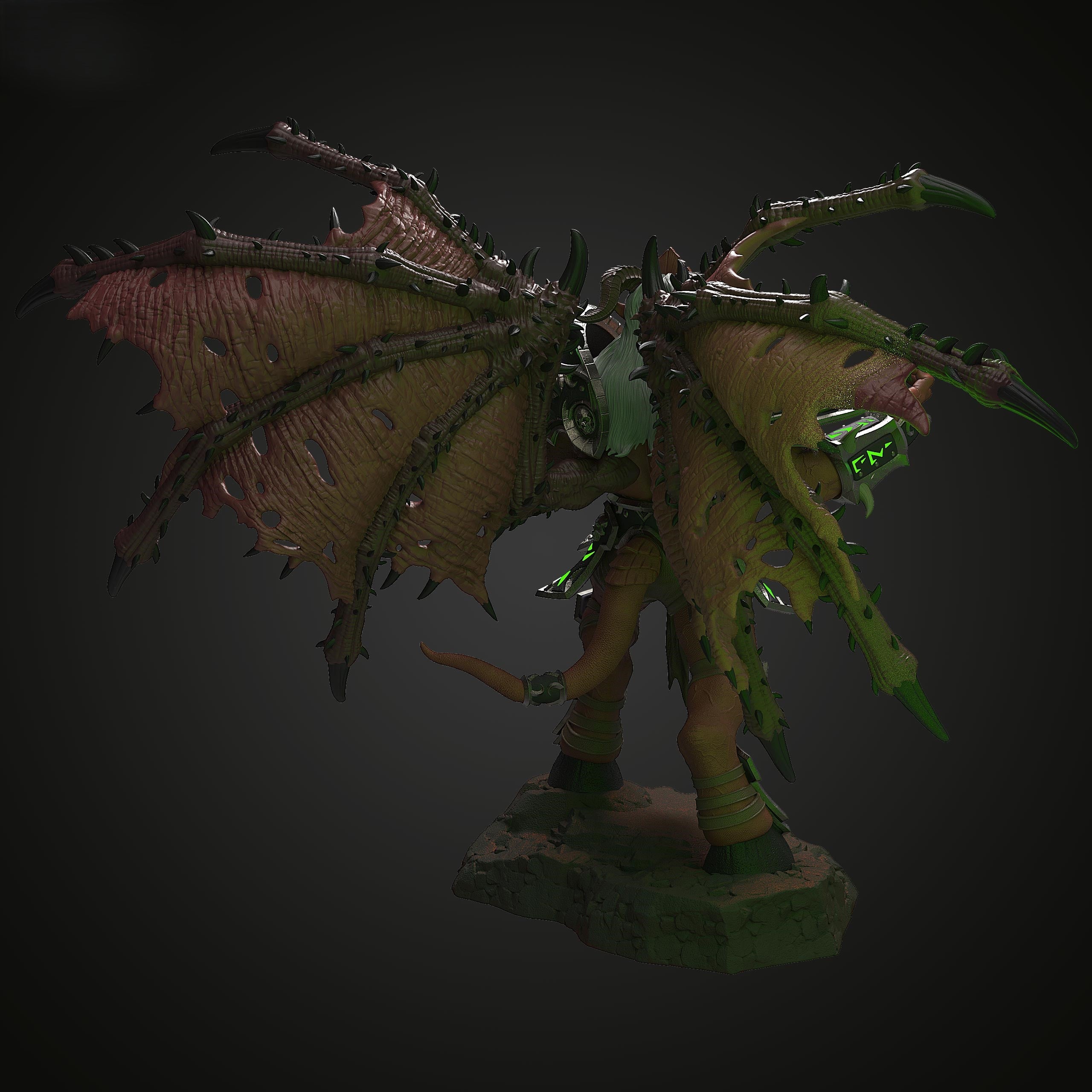 Figurine Kil Jaeden - Warcraft - IR3D