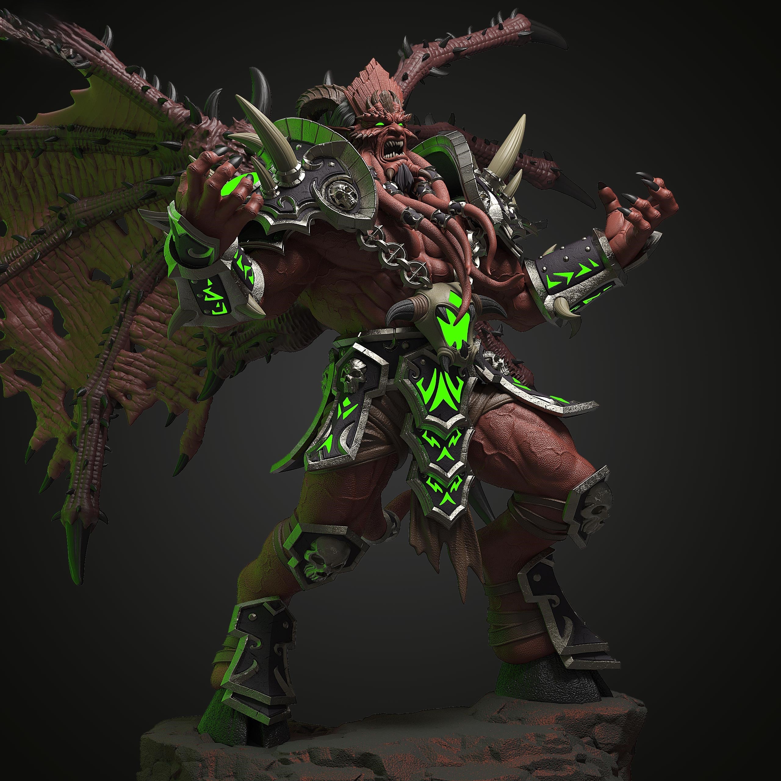 Figurine Kil Jaeden - Warcraft - IR3D