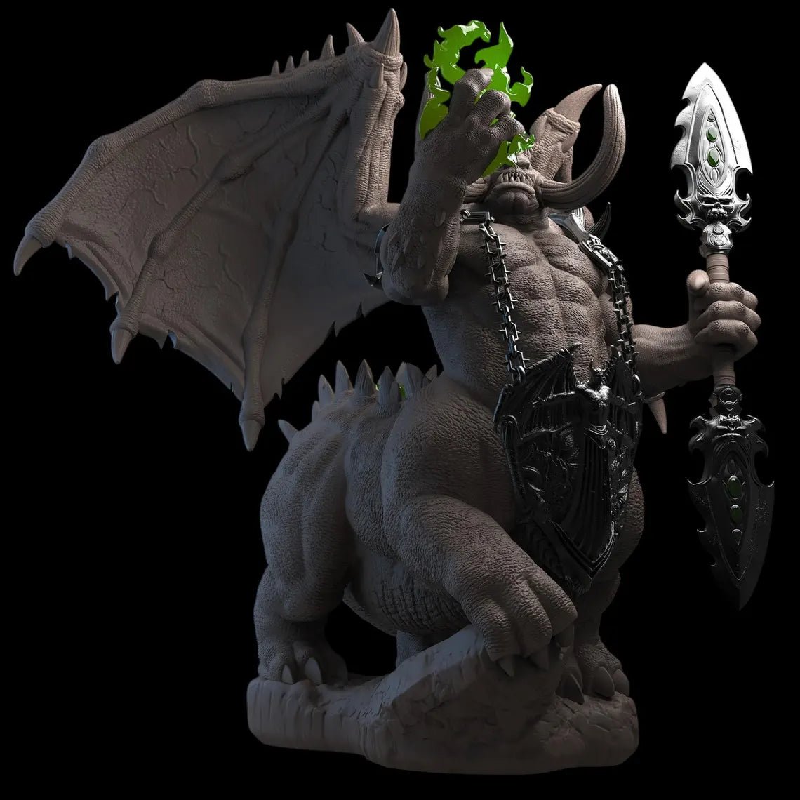 Figurine Mannoroth - Warcraft - IR3D