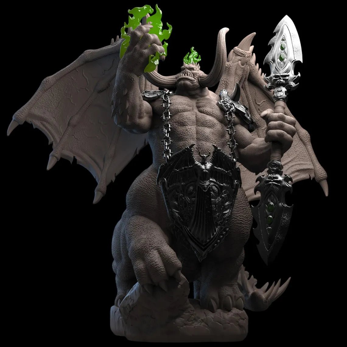 Figurine Mannoroth - Warcraft - IR3D