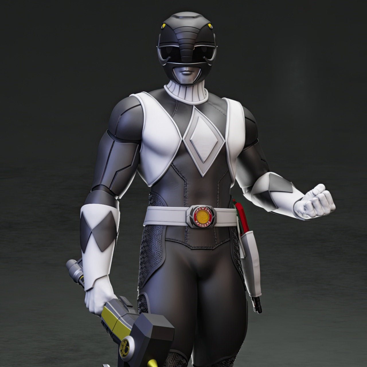 Figurine Power Rangers Black - IR3D