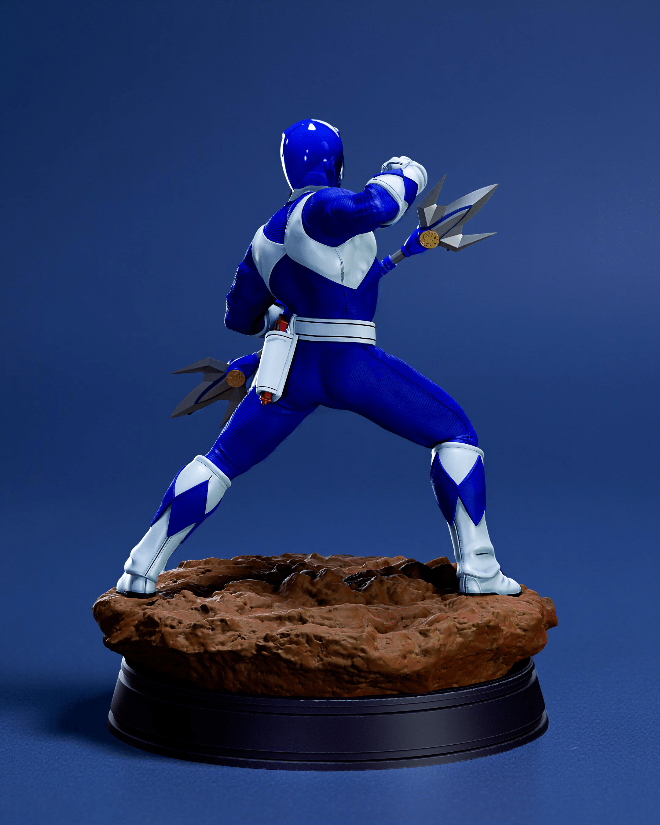 Figurine Power Rangers Blue - IR3D