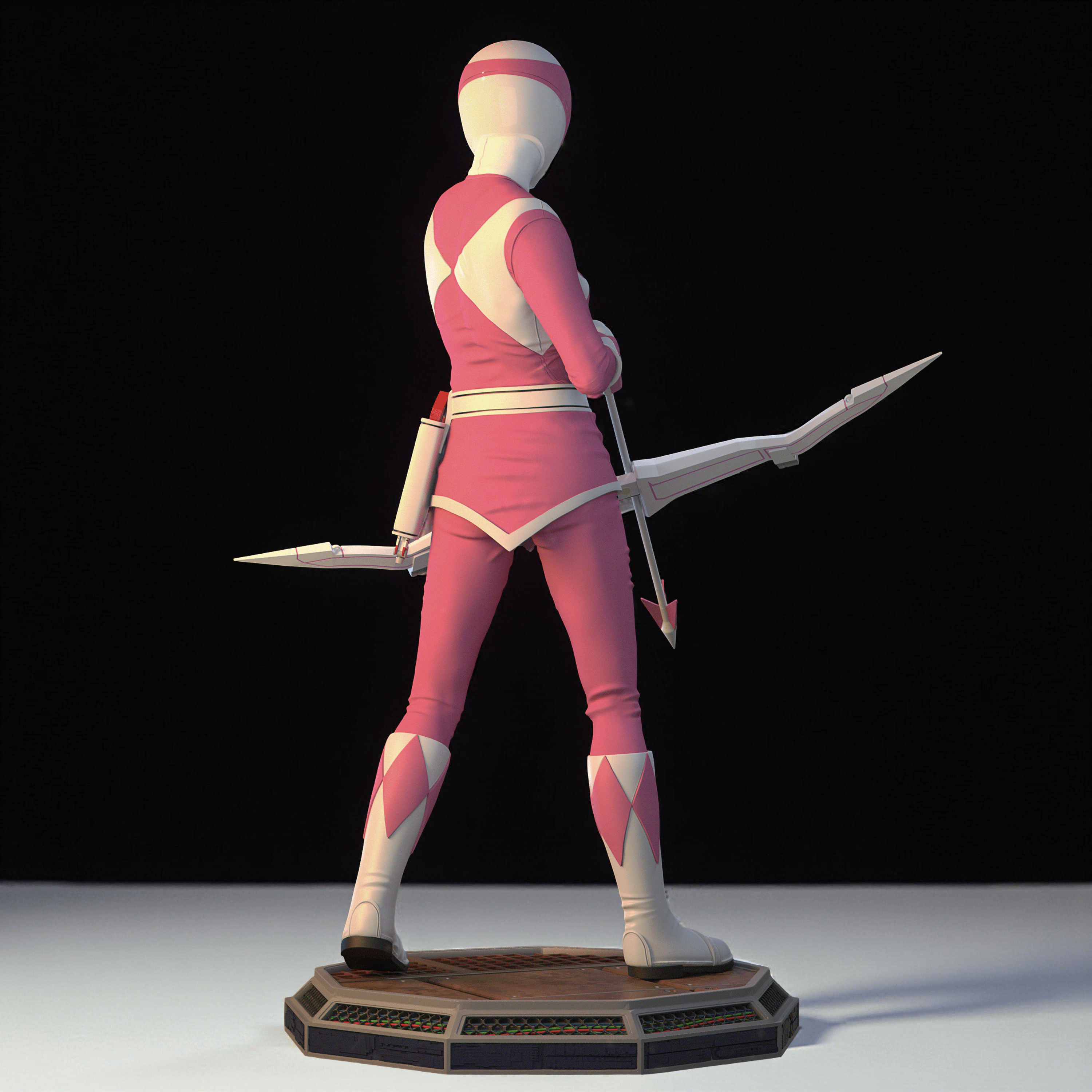 Figurine Power Rangers Pink - IR3D