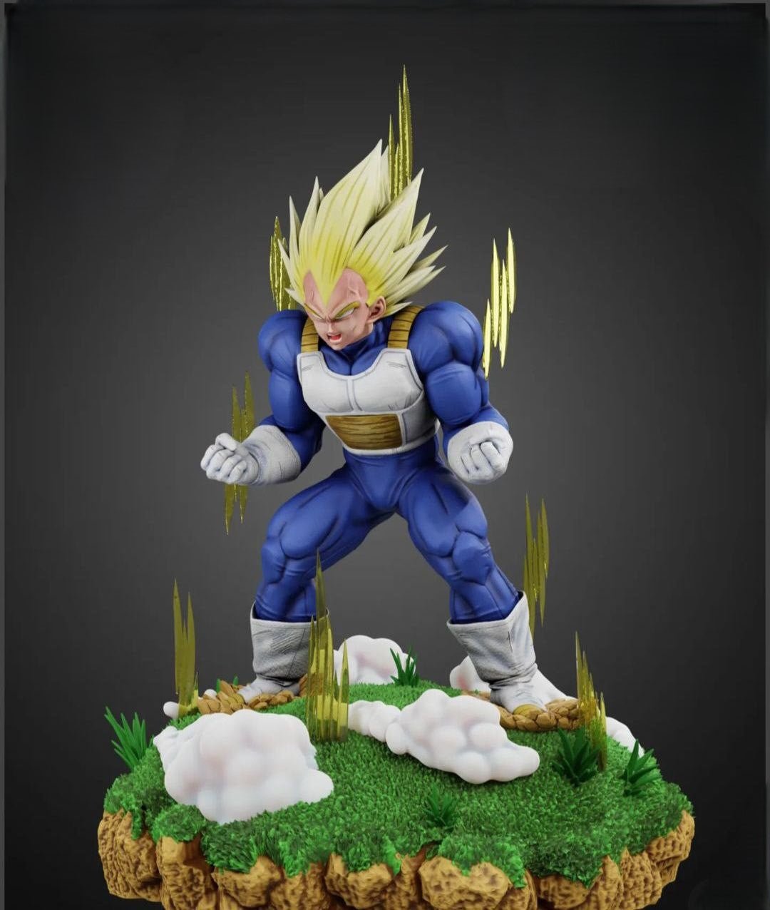 Figurine Super Vegeta - Manga - IR3D