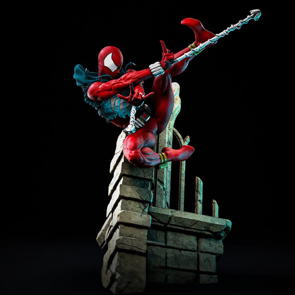 Fichier STL Scarlet Spider Man- Marvel