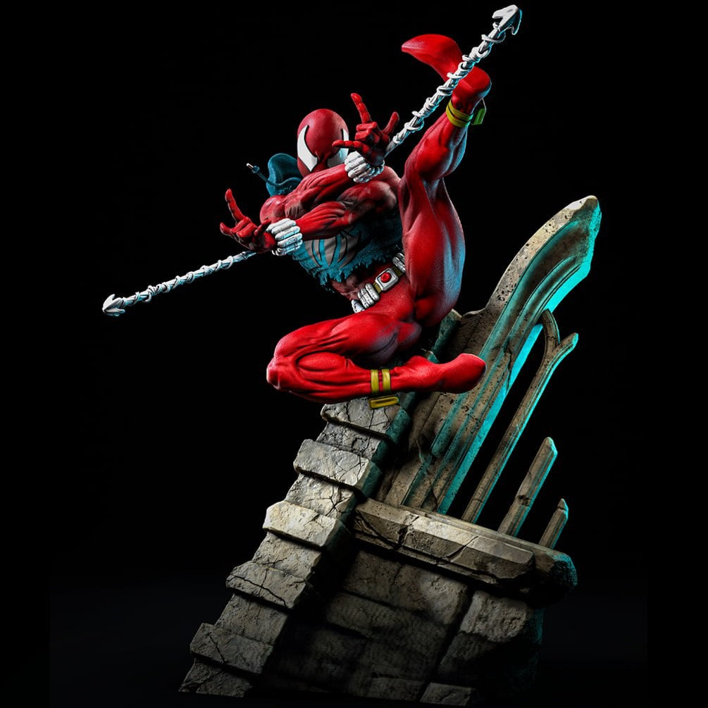 Fichier STL Scarlet Spider Man- Marvel