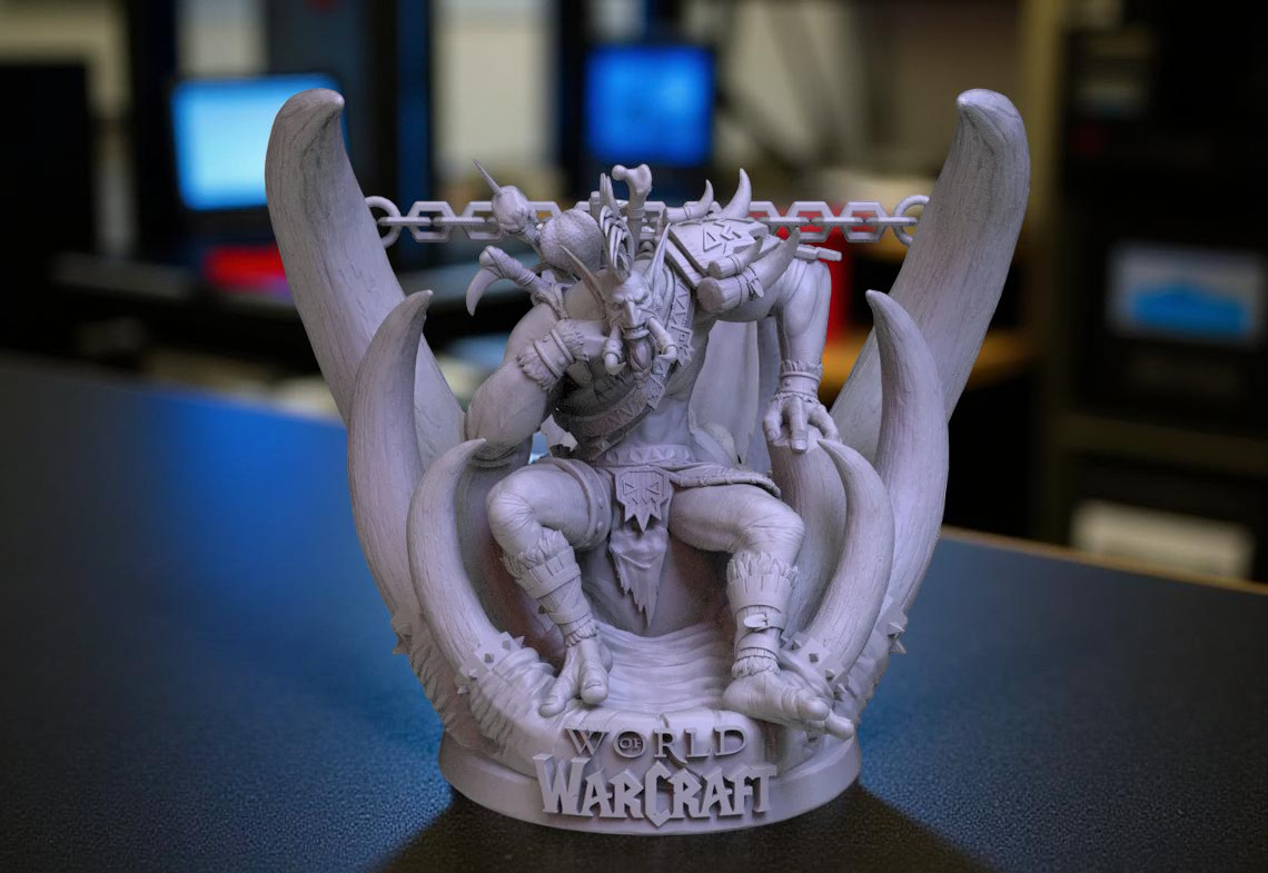 Figurine Voljin World of Warcaft - IR3D