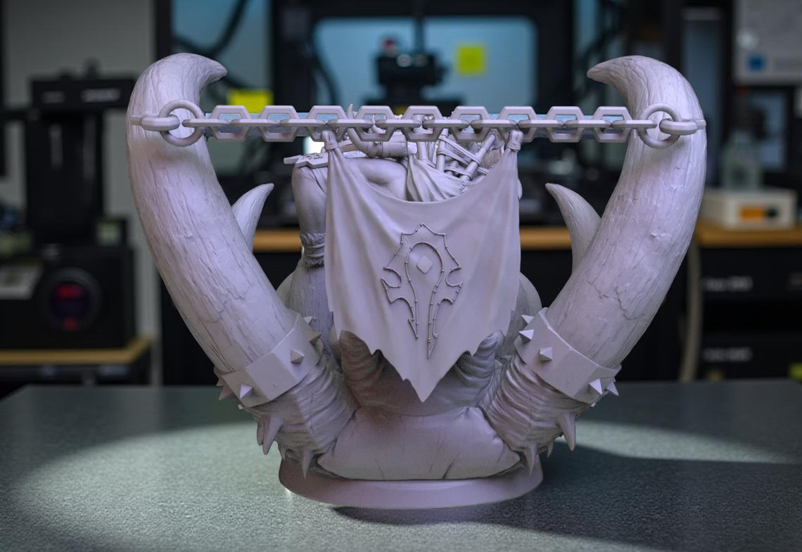 Figurine Voljin World of Warcaft - IR3D