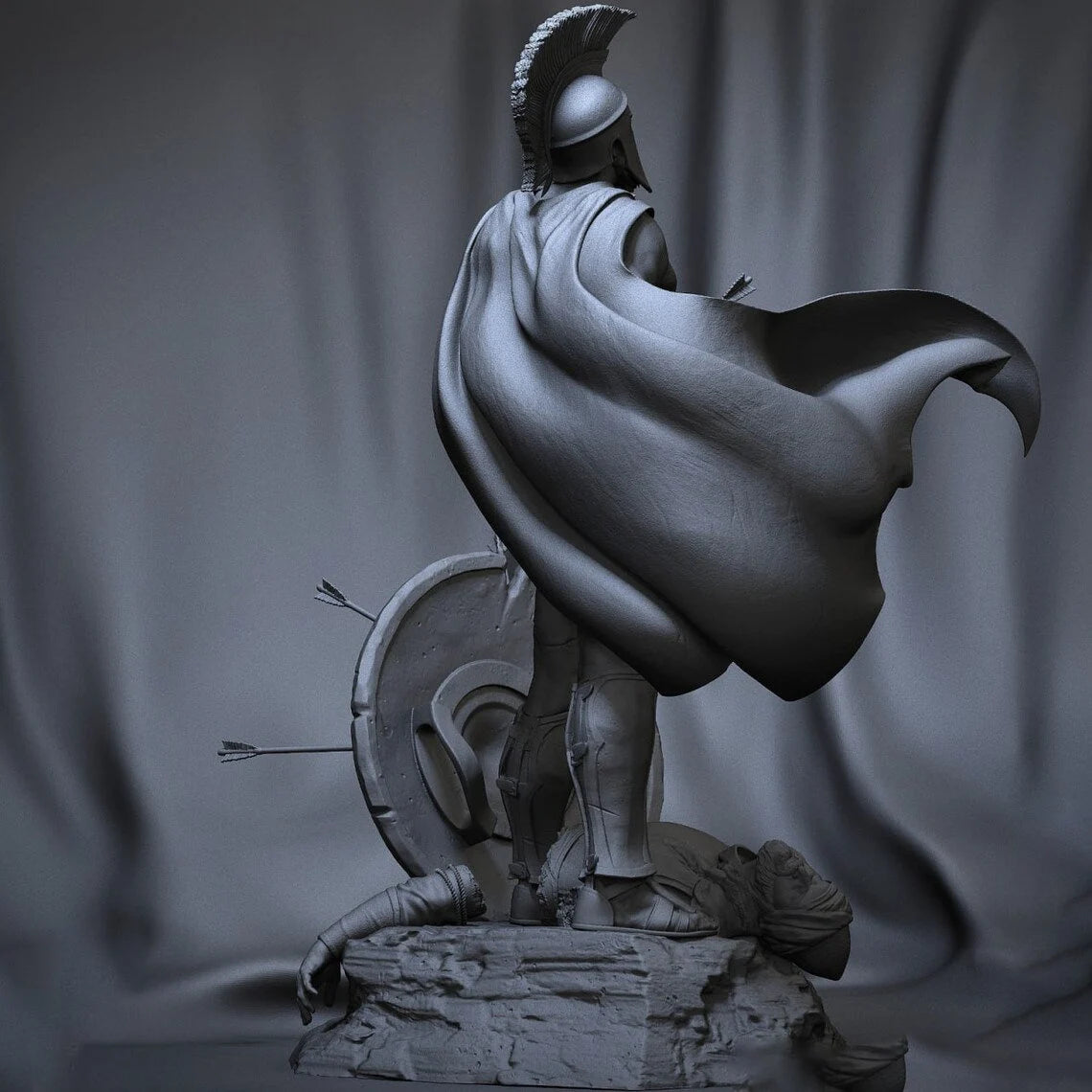 Figurine leonidas 300 - IR3D