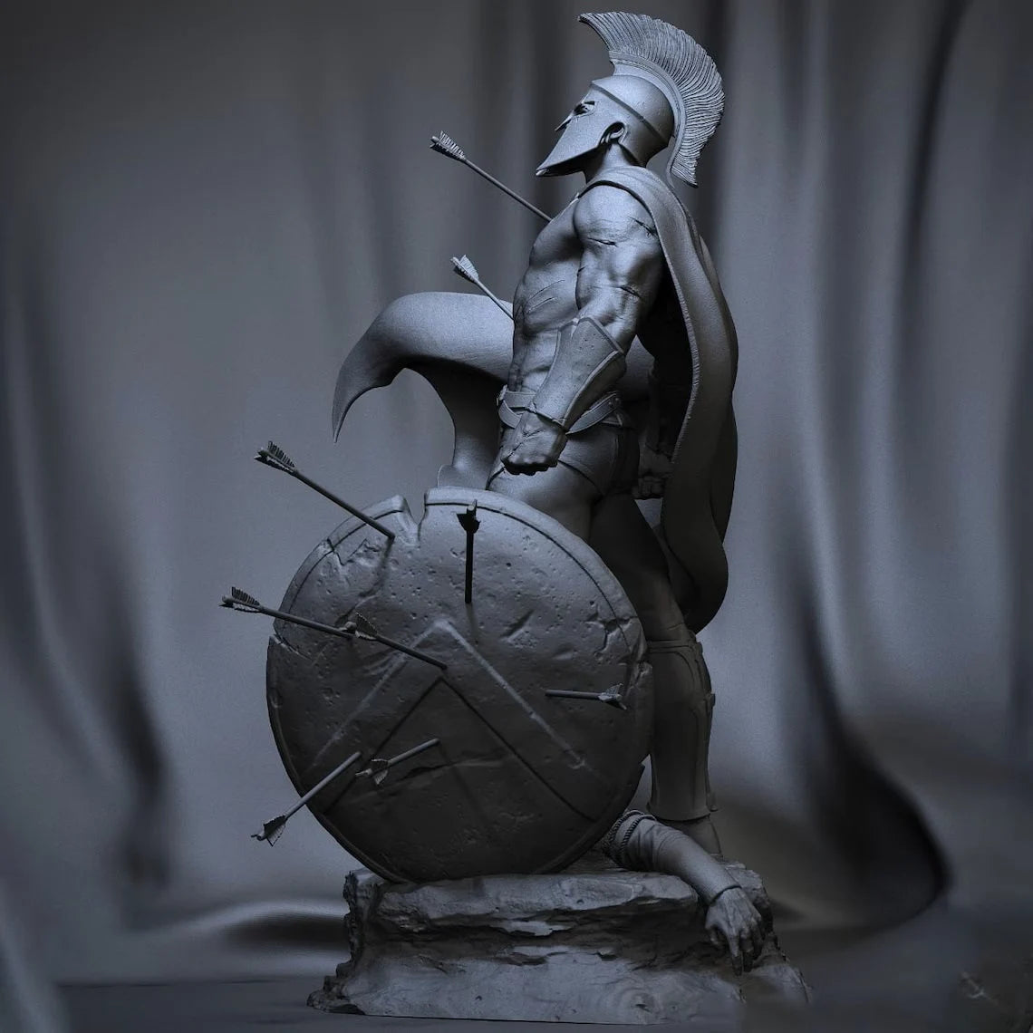 Figurine leonidas 300 - IR3D