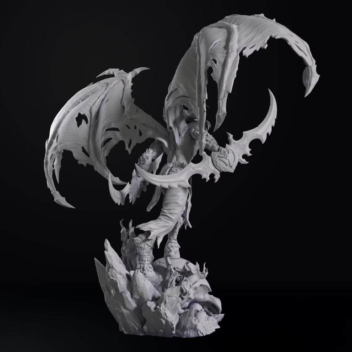 Black Window Figurine