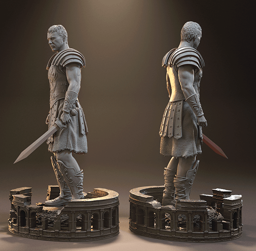 Fichier STL Gladiator Maximus - IR3D