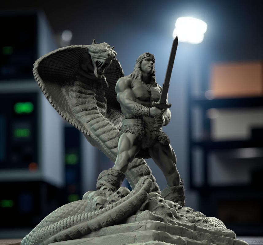 Figurine Conan The Destroyer - IR3D