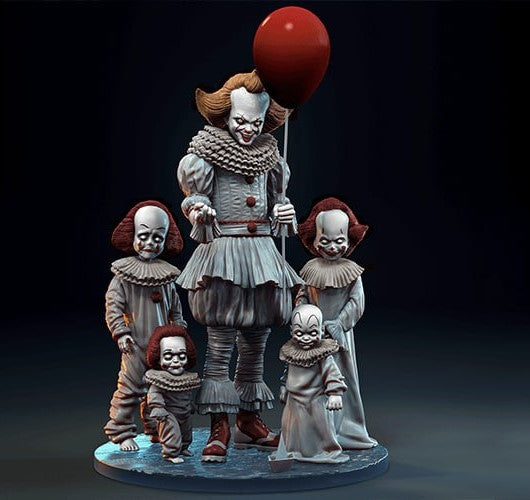 Figurine Pennywize Famille - IR3D