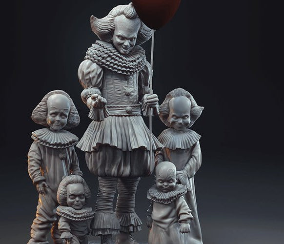 Figurine Pennywize Famille - IR3D