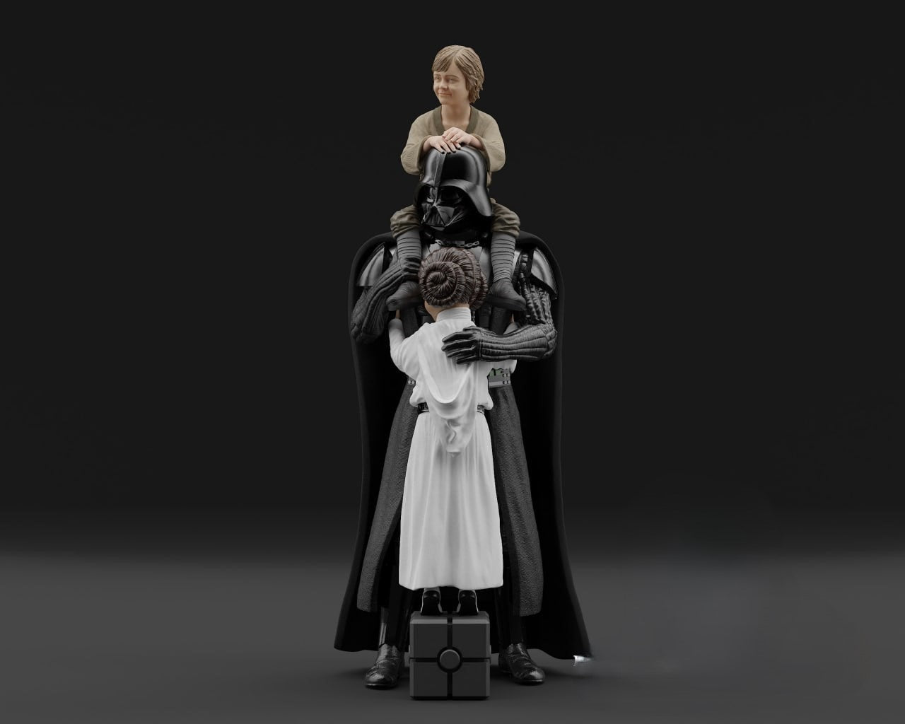 Figurine Darth Vader - Fatherhood - IR3D