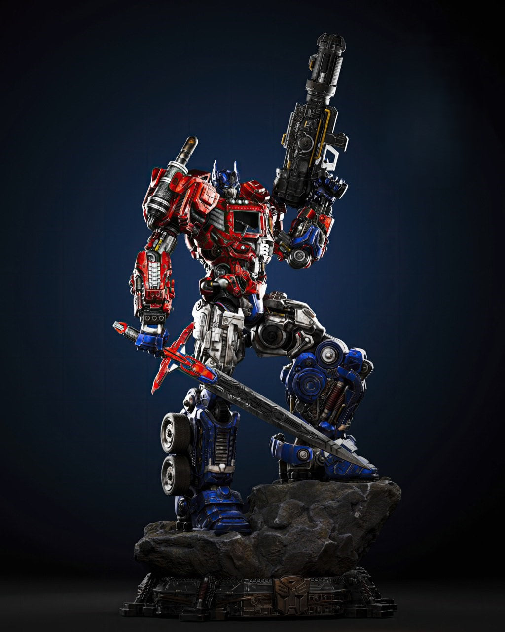 Figurine Optimus Sculpture - IR3D