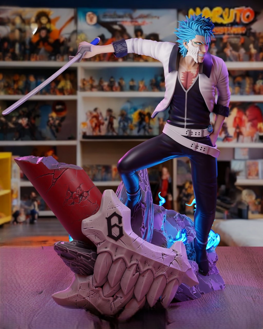 Fichier STL Grimmjow Jaegerjaquez Bleach - IR3D