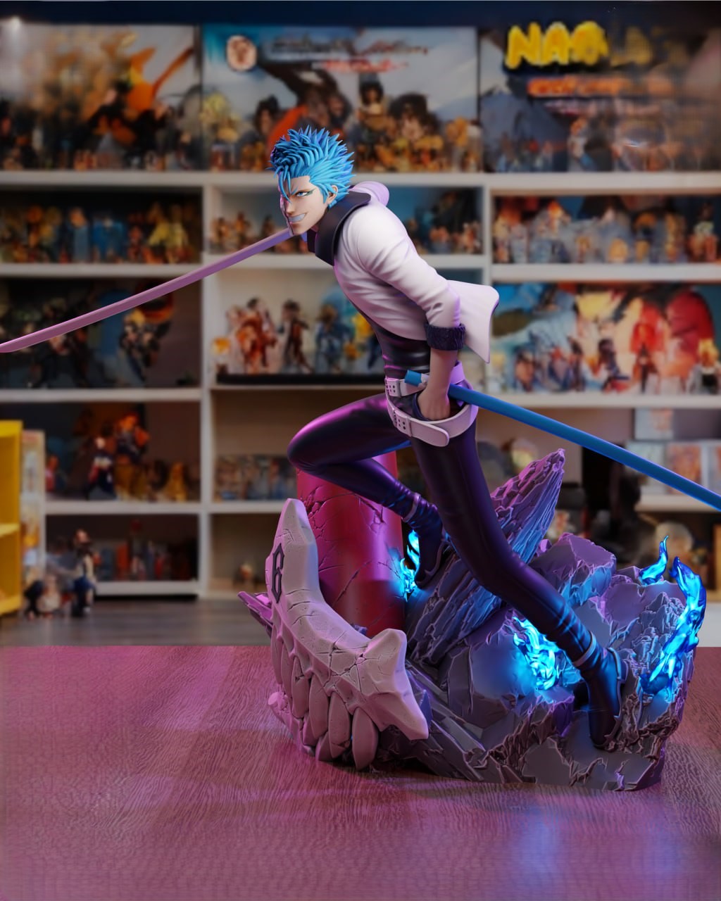 Fichier STL Grimmjow Jaegerjaquez Bleach - IR3D