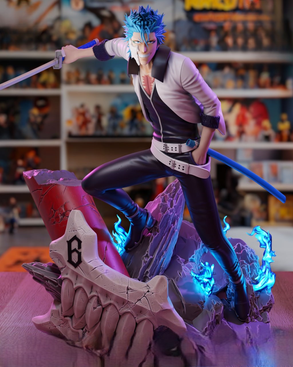 Fichier STL Grimmjow Jaegerjaquez Bleach - IR3D