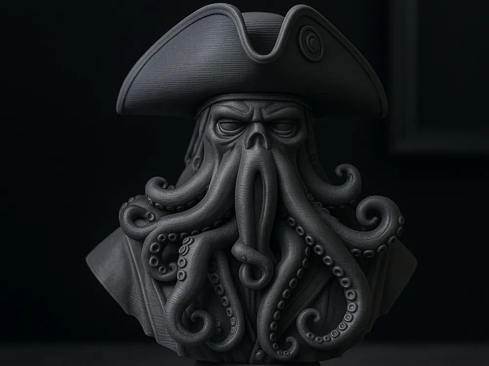 Fichier STL Davy Jones - IR3D