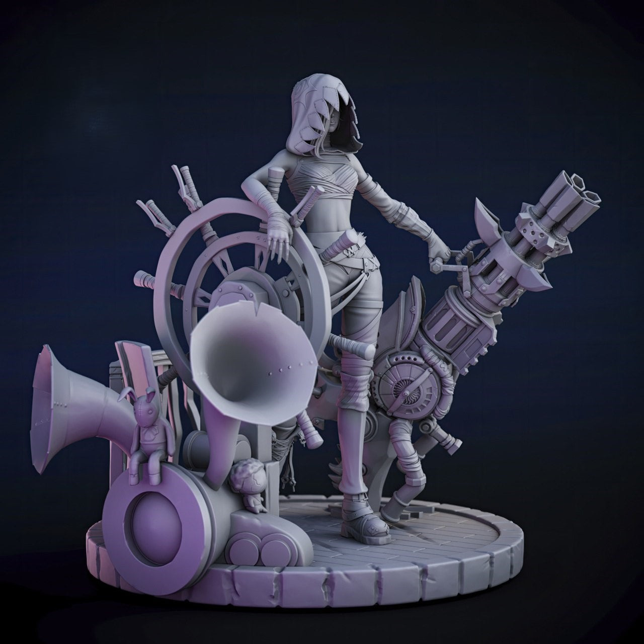 Fichier STL Jinx Arcane League of Legends - IR3D
