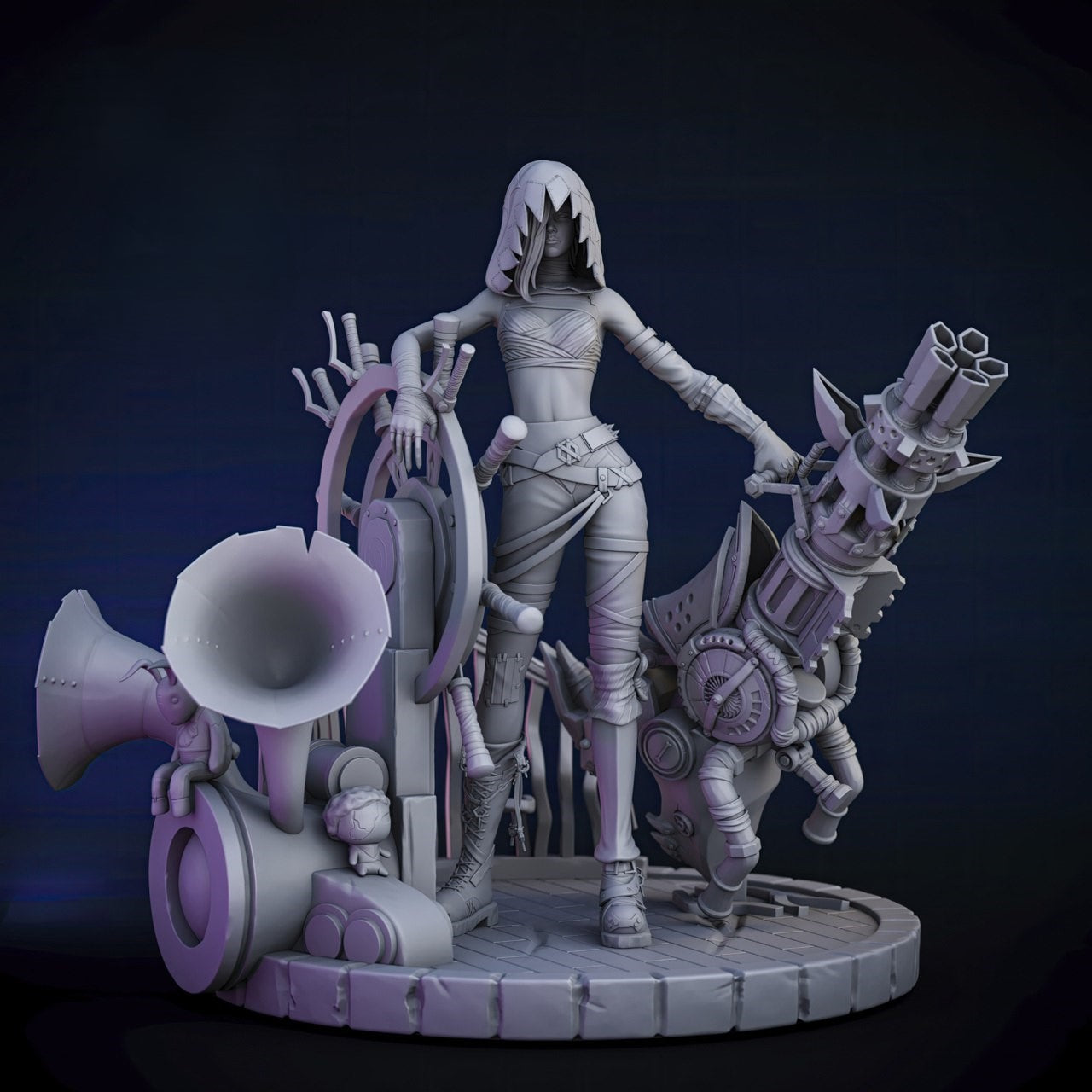 Fichier STL Jinx Arcane League of Legends - IR3D