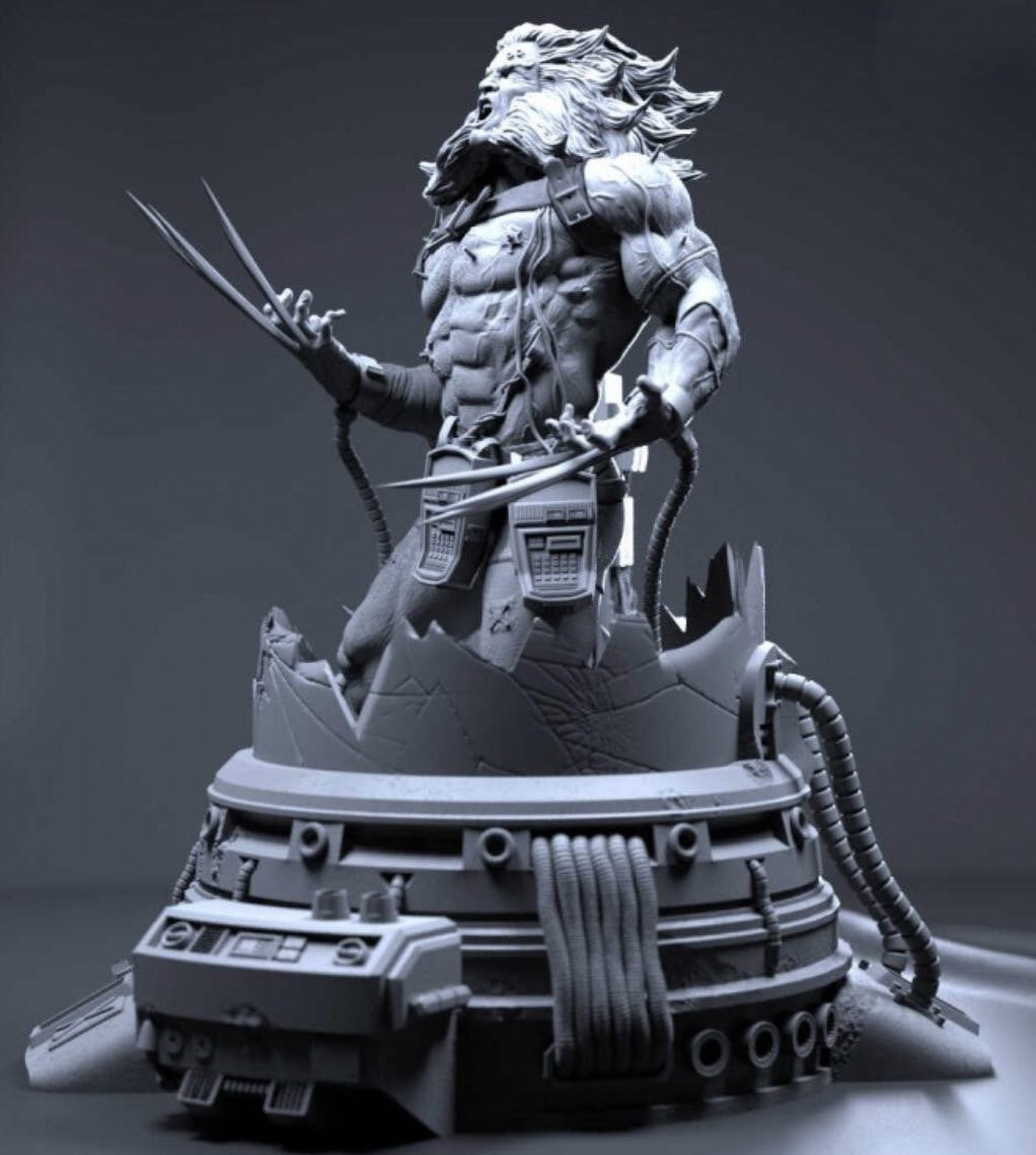 Black Window Figurine